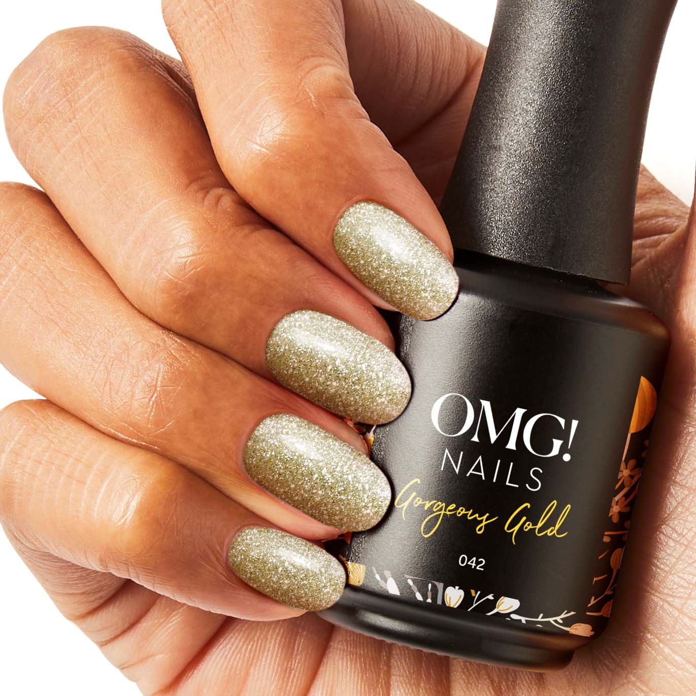 Wunderschöner Gold-Gel-Nagellack